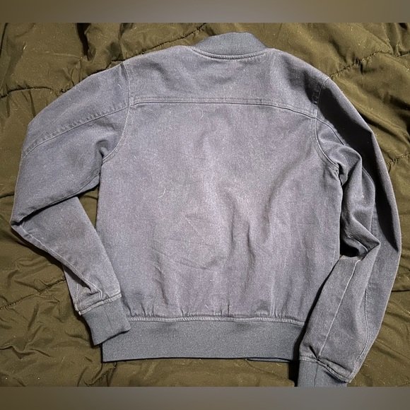 Calvin Klein Jeans Women's "CKJ" Jean Varsity Jacket X-Small, Ink Stone - Picture 7 of 7